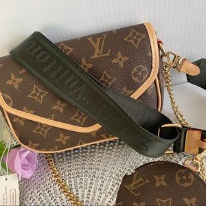 Brown Monogram Crossbody Bag